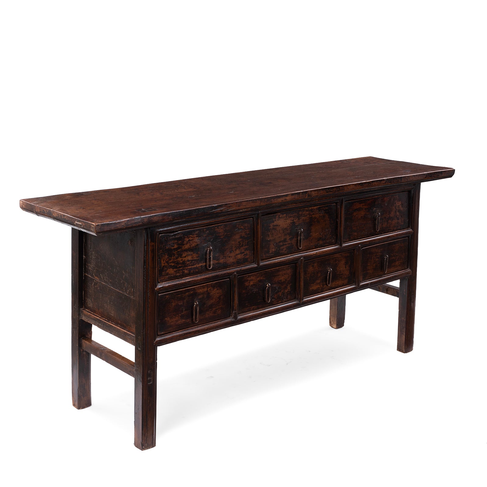 Chinese Black Lacquer Console Table – 19th Century