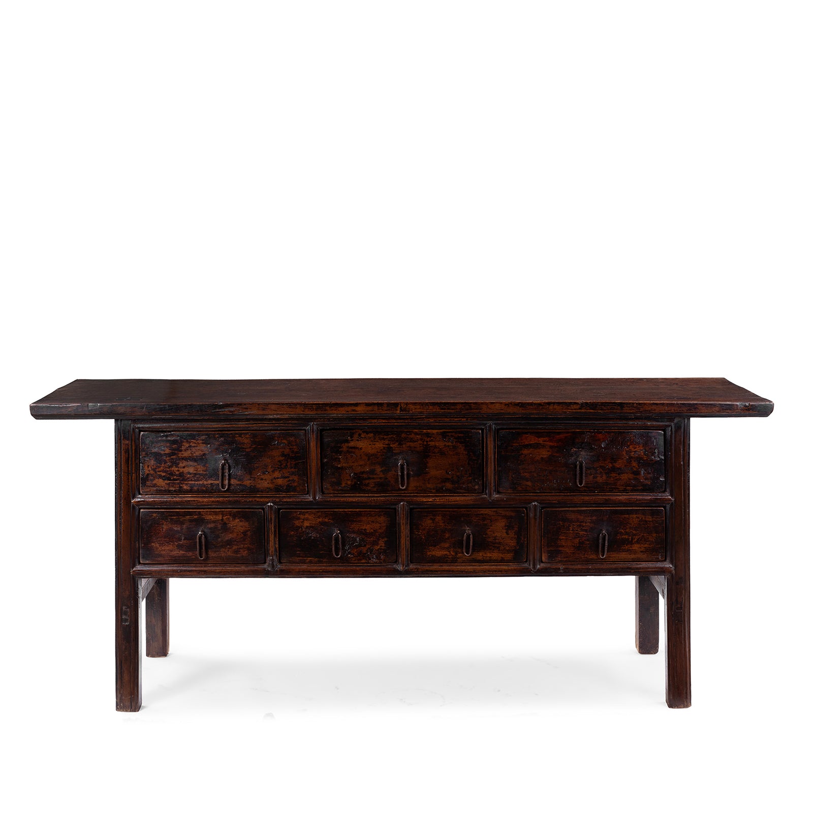 Chinese Black Lacquer Console Table – 19th Century