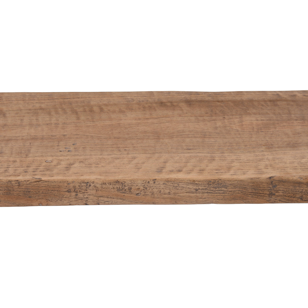 Top Depth Detail From Trestle Console Table Made From Old Walnut