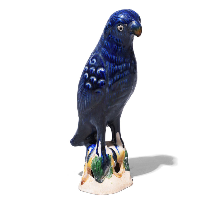 Blue Sancai Porcelain Parrot | Indigo Antiques