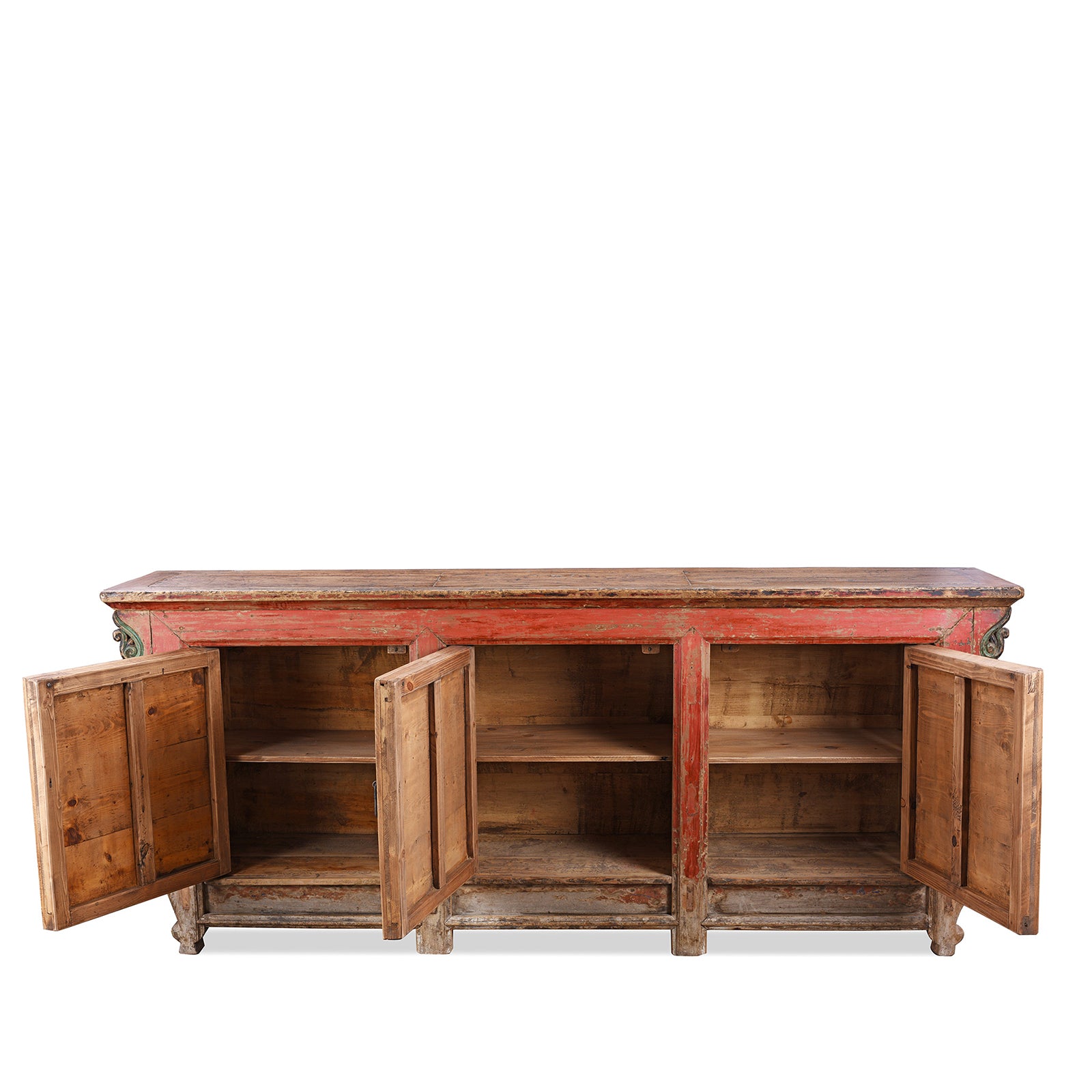 Antique Painted Sideboard From Qinghai Province | Indigo Antiques