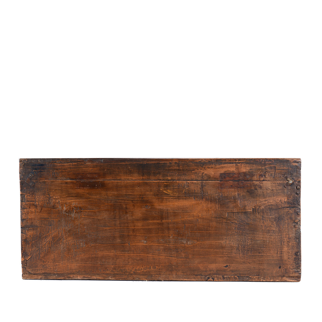 Painted Chest From Gansu - 19th Century