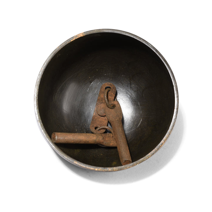 Interior Of Bronze Tibetan Style Bell | Indigo Antiques