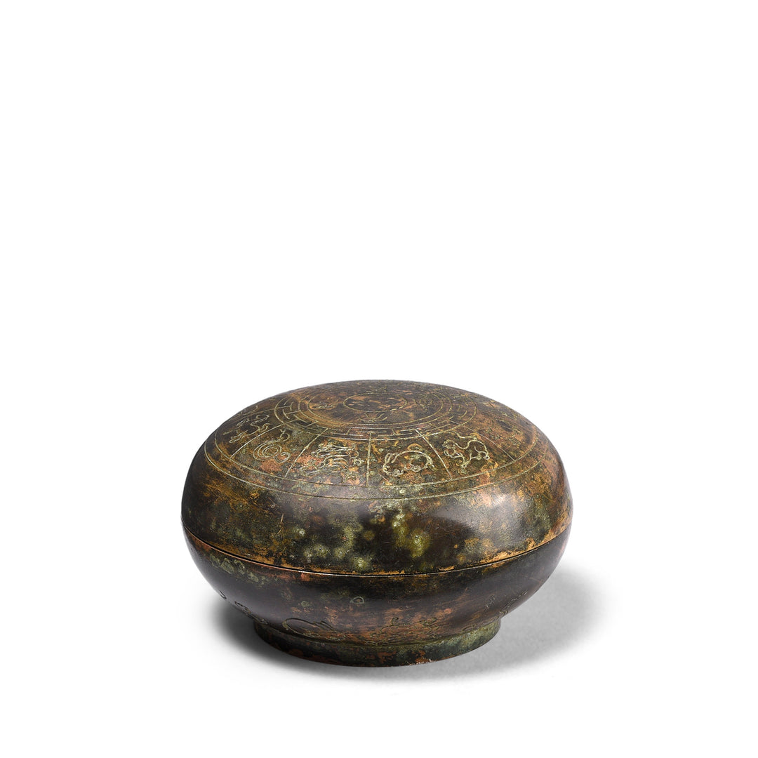 Bronze Zodiac Trinket Box | Indigo Antiques