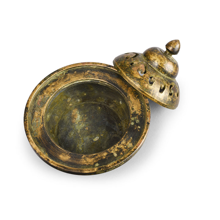 :id Off View Of Bronze Incense Burner | Indigo Antiques