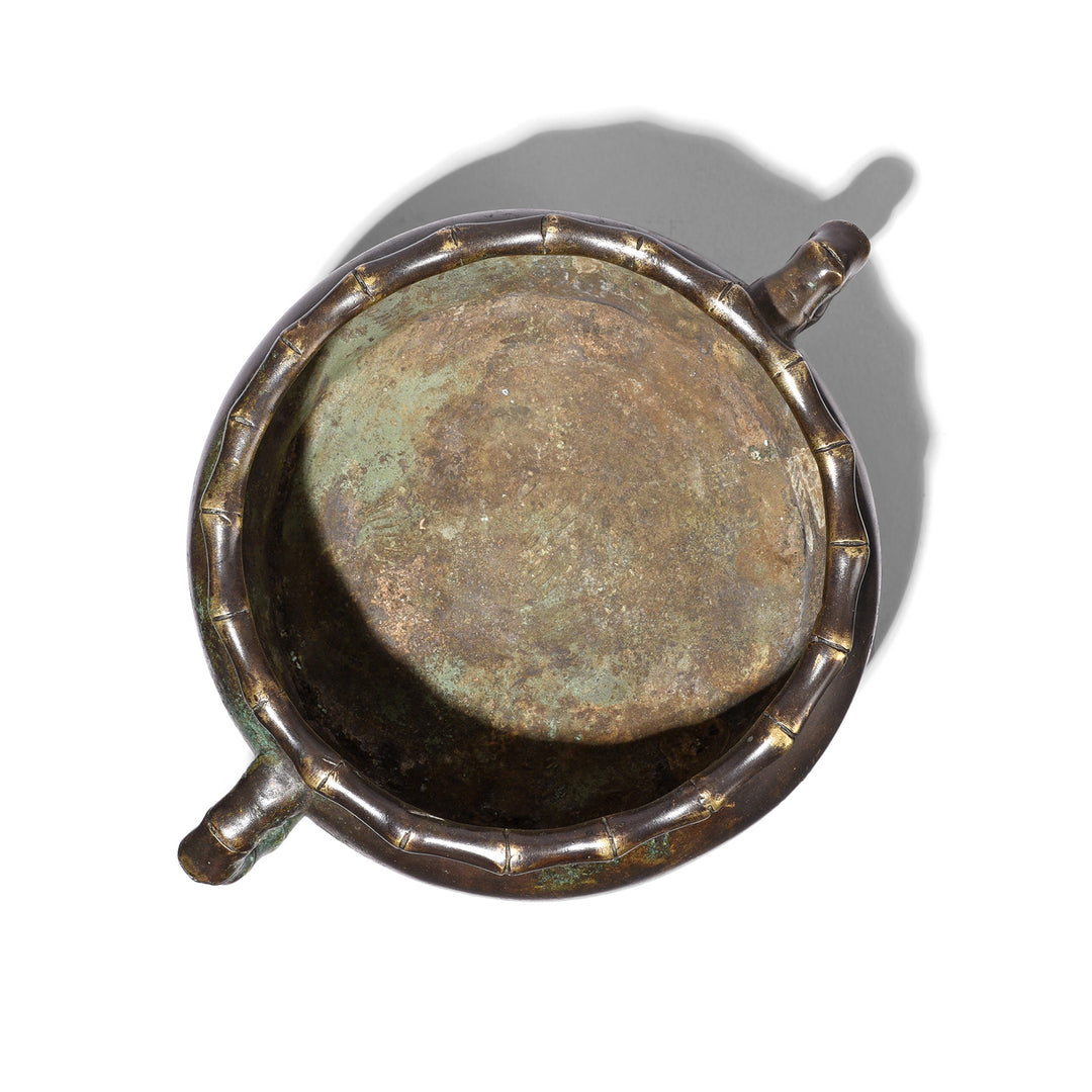 Interior Of Bronze Incesnse Censer Bowl | Indigo Antiques