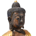Gilt Brass Sitting Buddha - Bhumisparsha Mudra