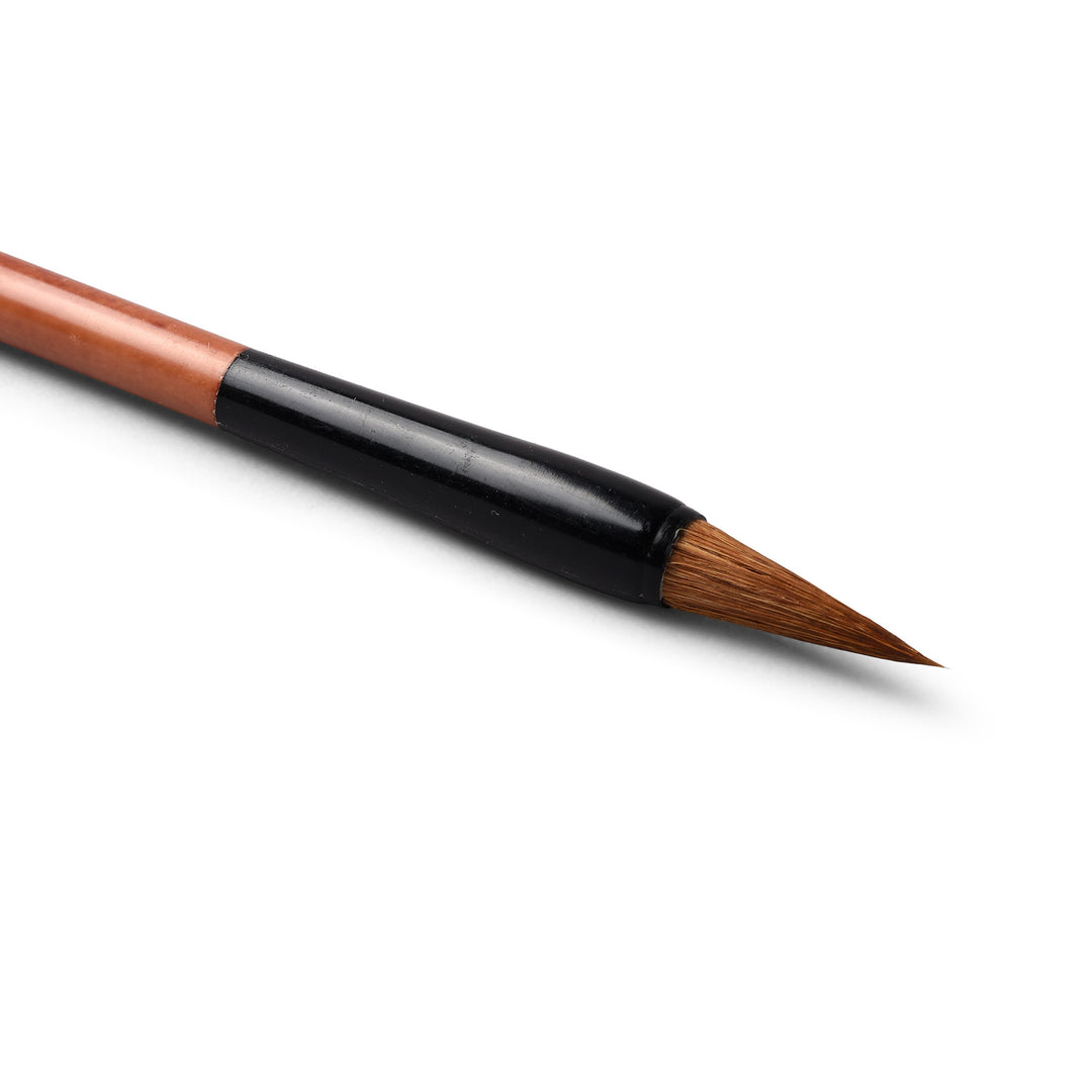 Tip Detail From Bamboo Calligraphy Brush | Indigo Antiques