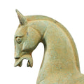 Verdigris Bronze Han Style Horse Statue