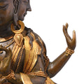 Gilt Brass Statue Of Usnisavijaya - Buddha Of Longevity