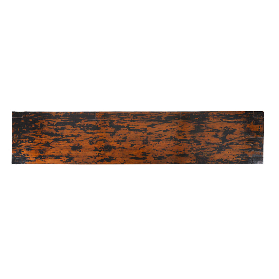 Top down View Of AntiquePainted Sideboard From Mongolia | Indigo Antiques