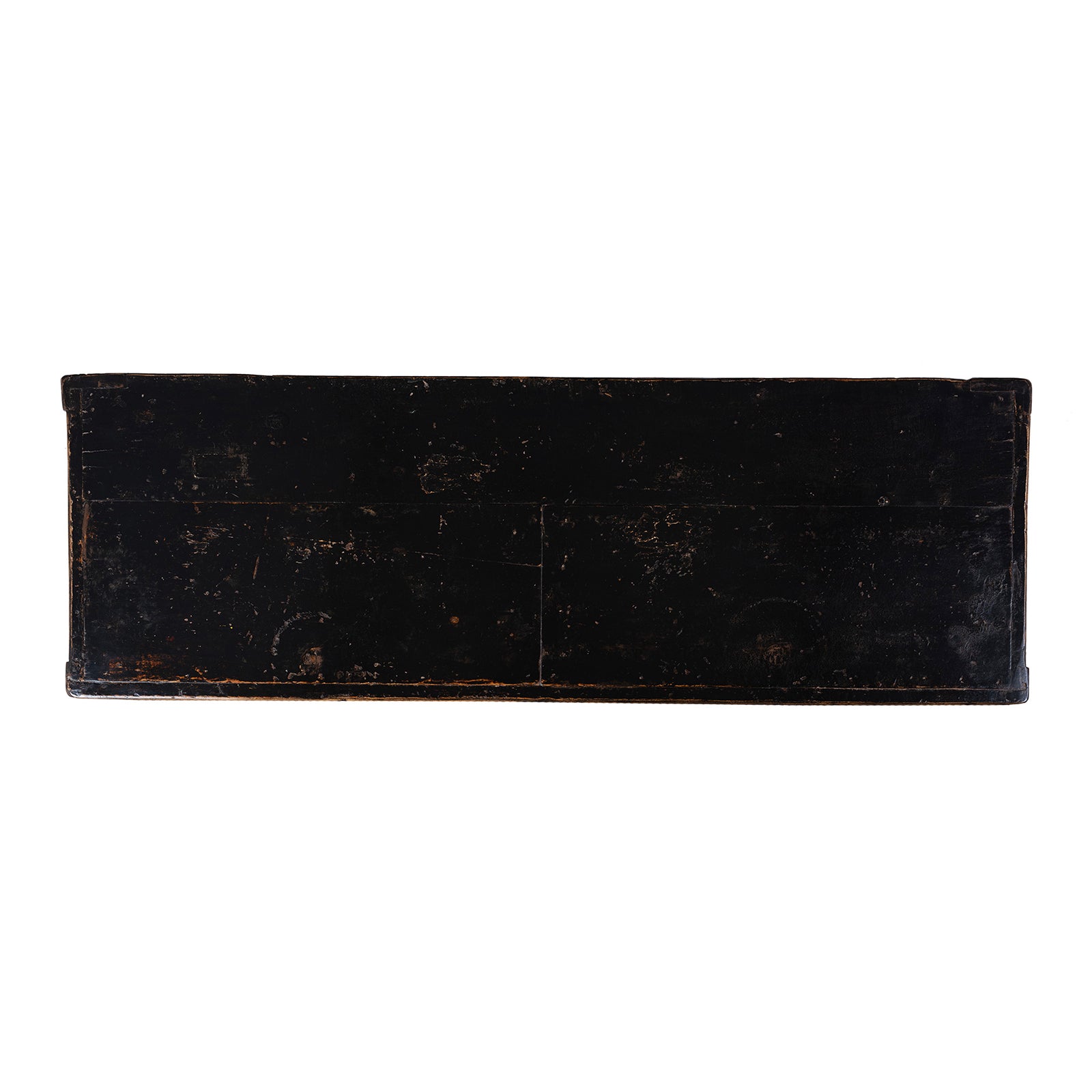 painted black top of Mongolian sideboard