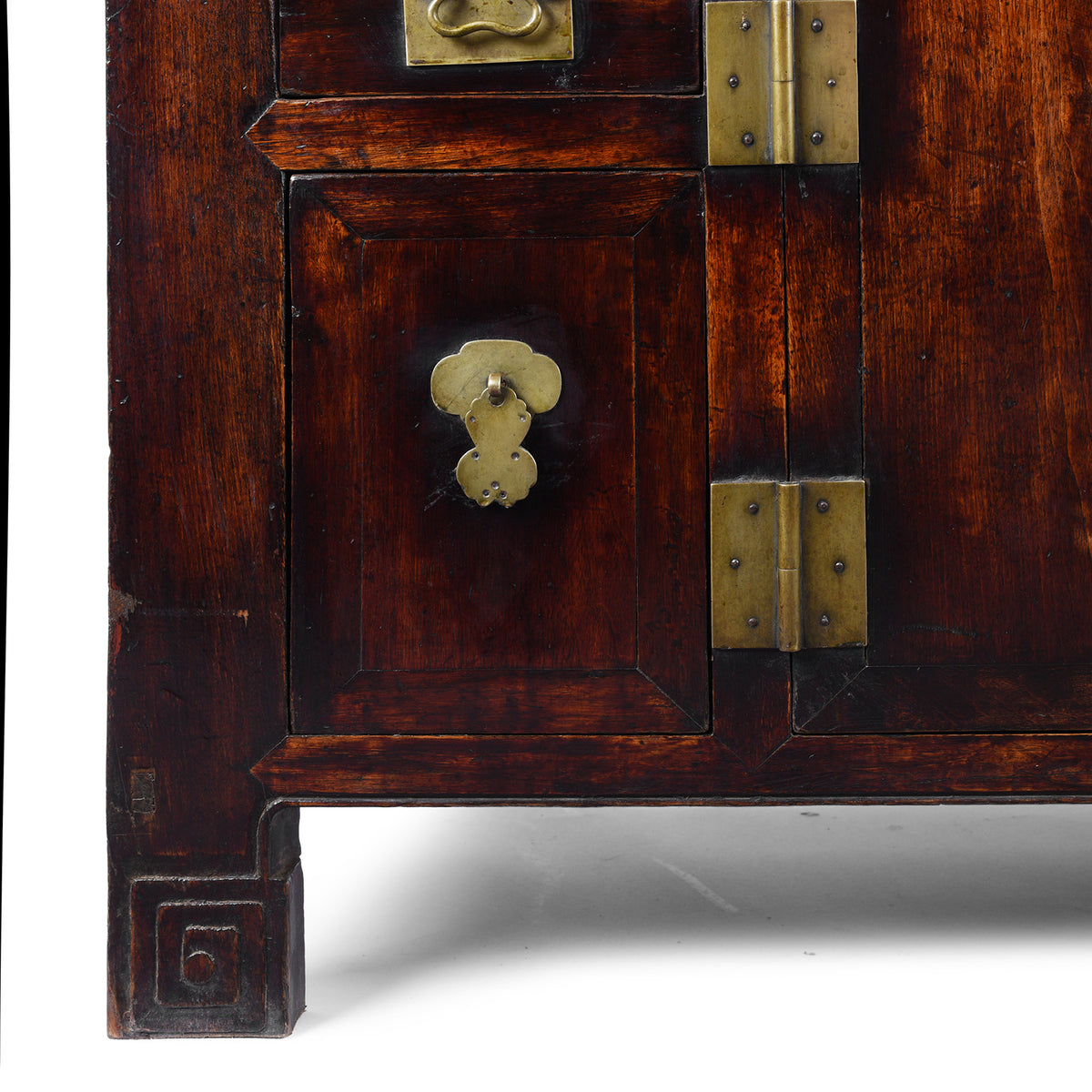 Leg Detail From Elm &amp; Catalpa Sideboard From Tianjin | Indigo Antiques