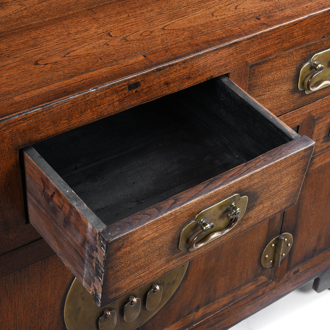Catalpa Sideboard From Tianjin - 19th Century