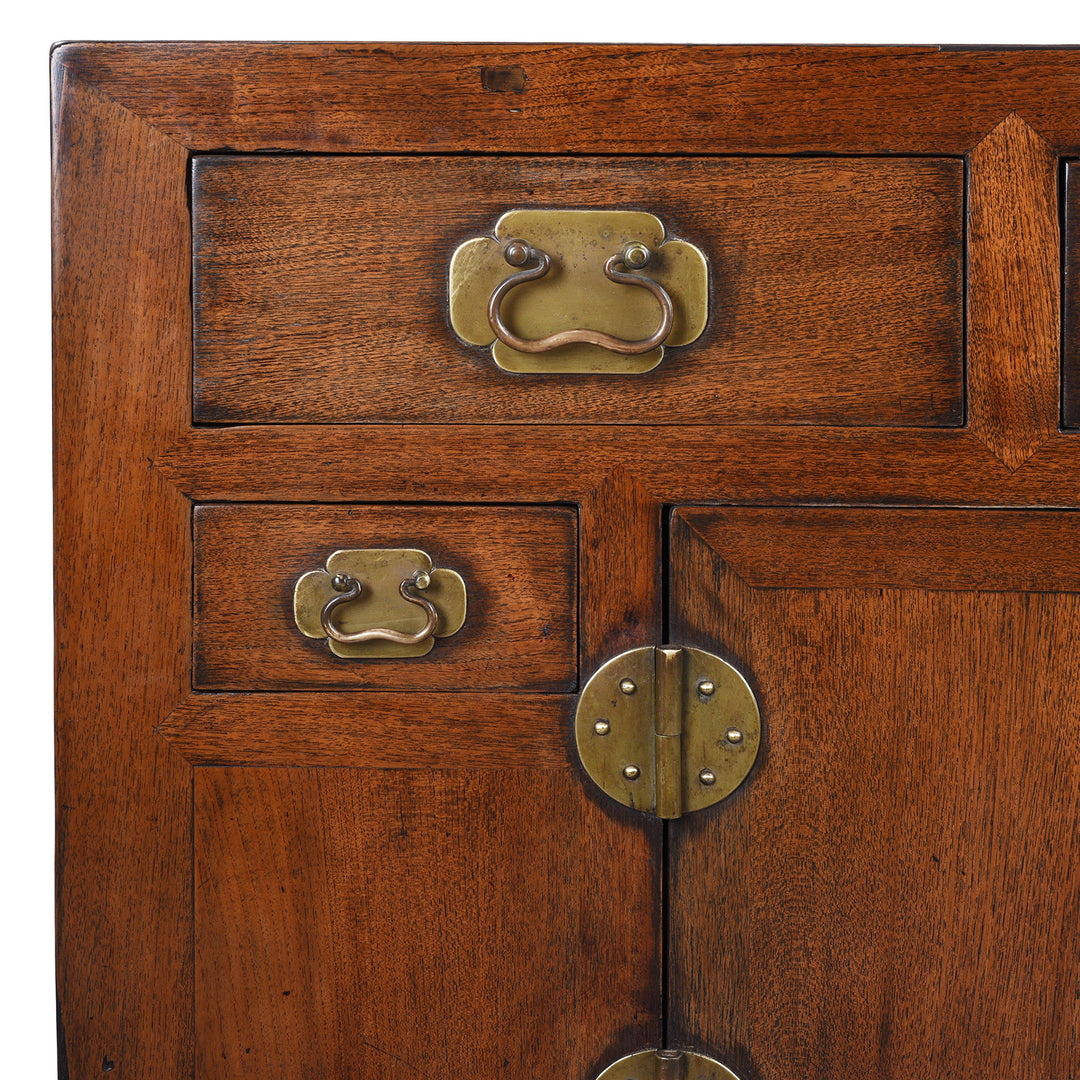 Catalpa Sideboard From Tianjin - 19th Century