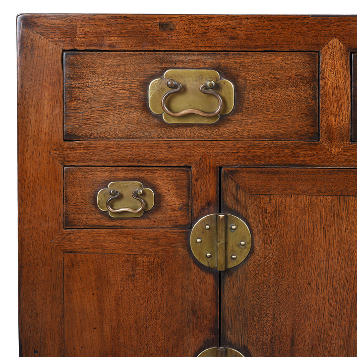 Catalpa Sideboard From Tianjin - 19th Century