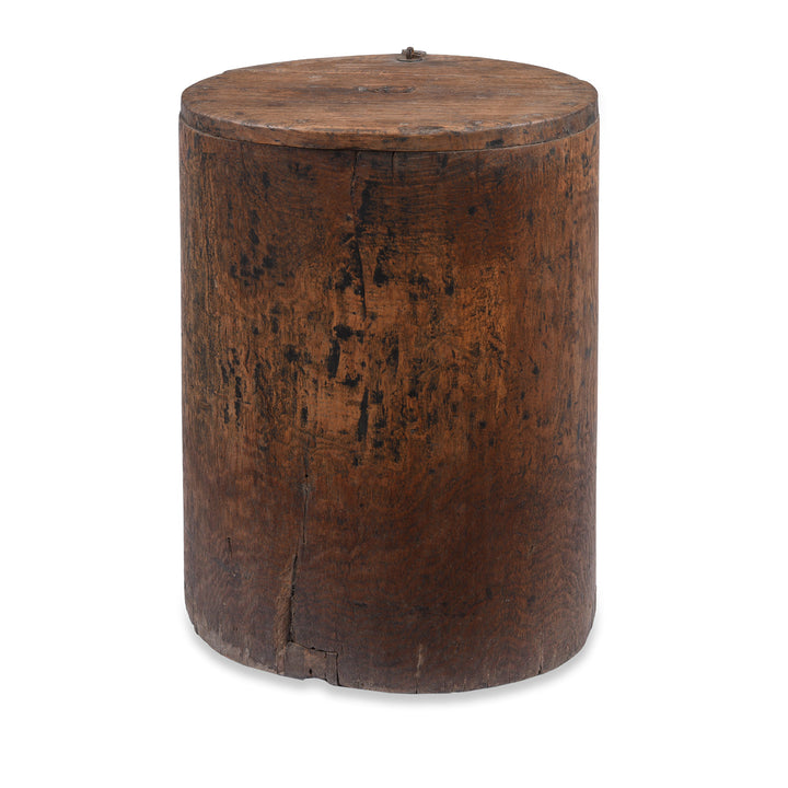 Back Of Antique Chinese Merchant's Money Box Stool | Indigo Antiques