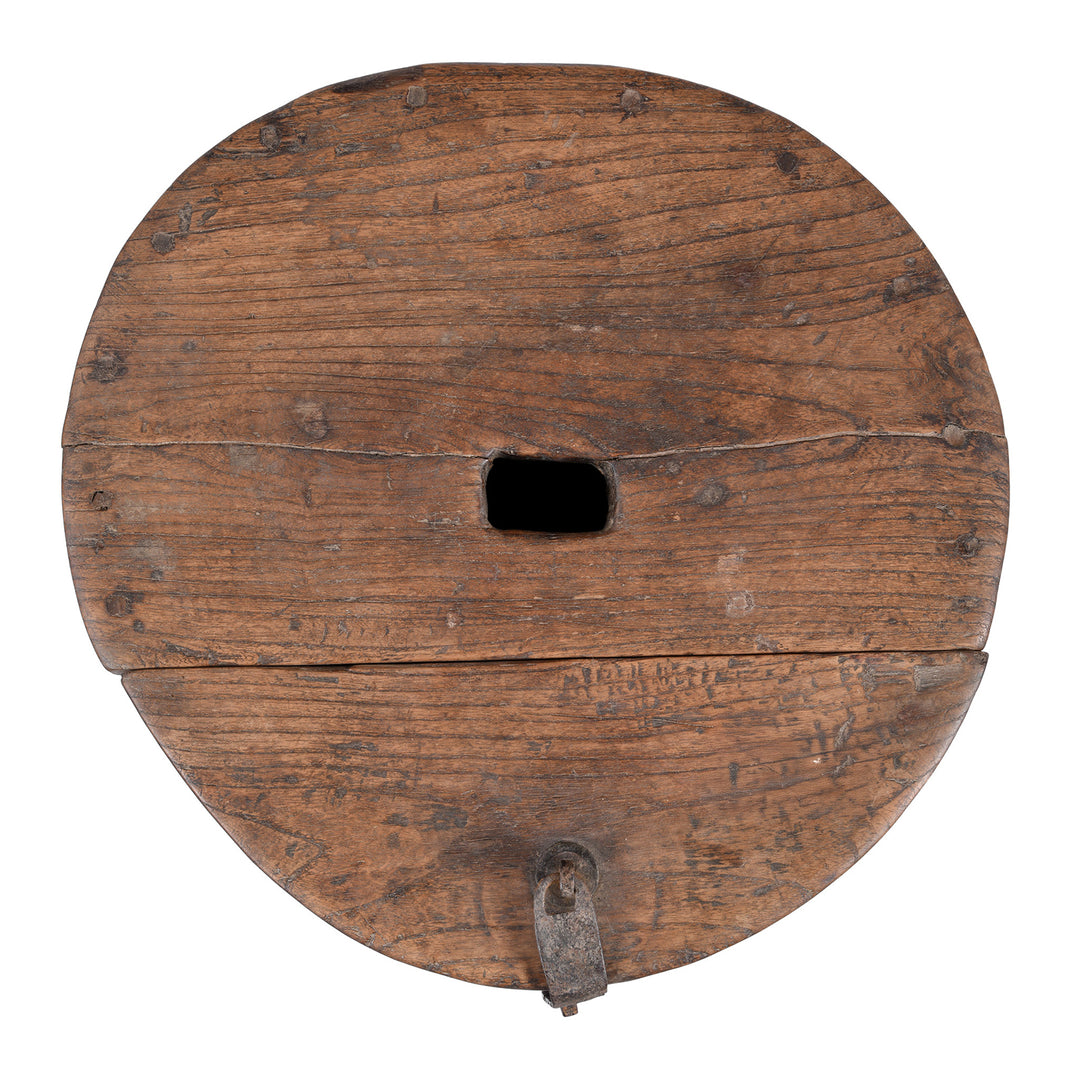 Top Down View Of Antique Chinese Merchant's Money Box Stool | Indigo Antiques