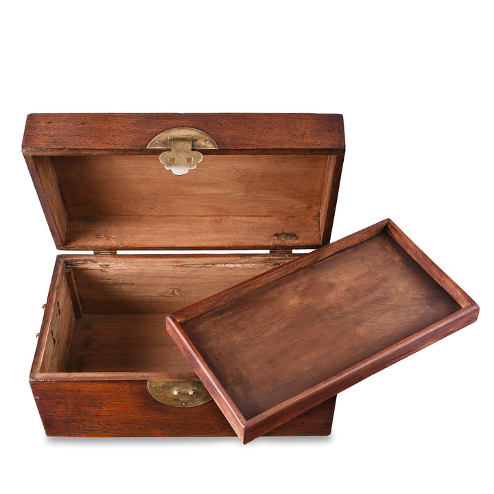 Interior Of Antique Small Camphor Box From Tianjin | Indigo Antiques