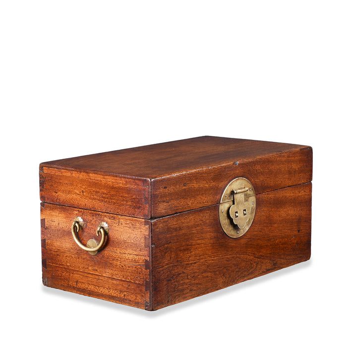 Angled View of Antique Small Camphor Box From Tianjin | Indigo Antiques