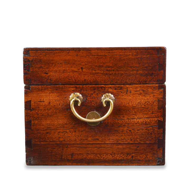 Side View Of Antique Small Camphor Box From Tianjin | Indigo Antiques