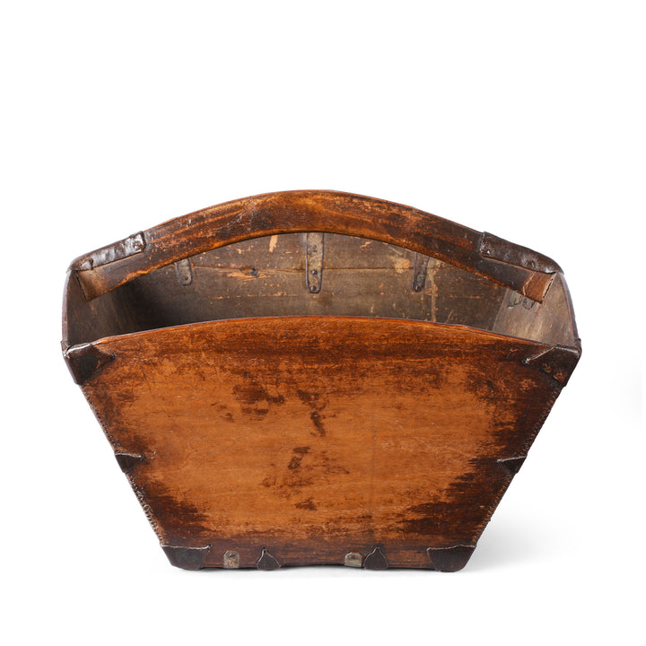 Vintage Chinese Market Trug | Indigo Antiques