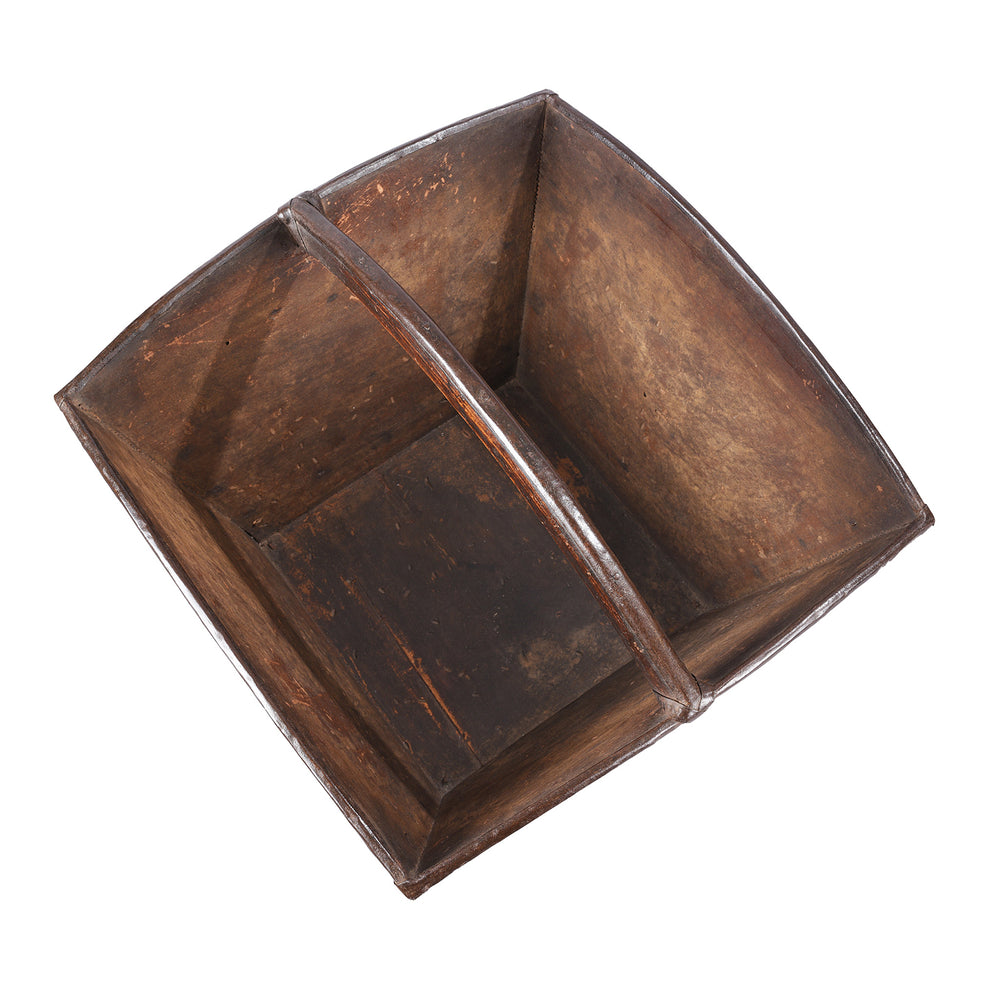 Interior Of Antique Chinese Market Trug  | Indigo Antiques