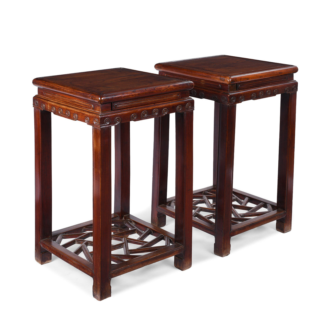 Chinese Flower Stand From Jiangsu - 19th Century