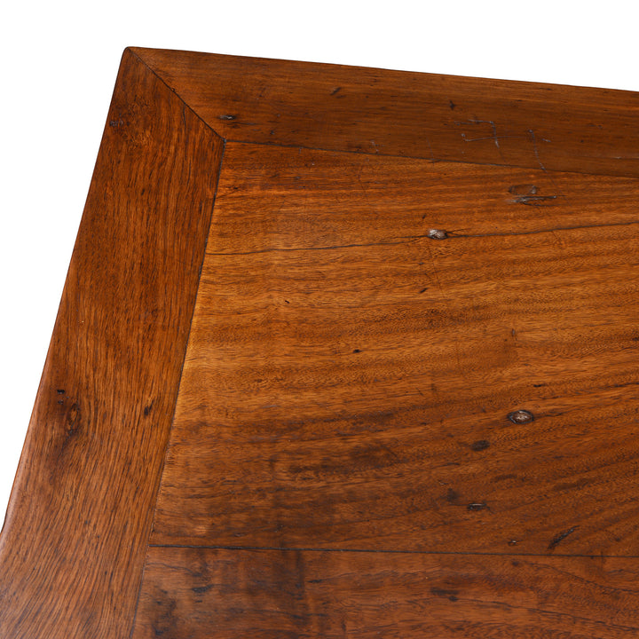 Surface Detail From Antique Chinese Tianjin Sideboard Made From Burr Camphor
