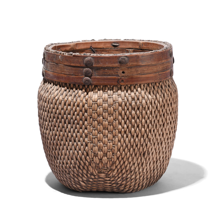 Antique Woven Willow Basket | Indigo Antiques