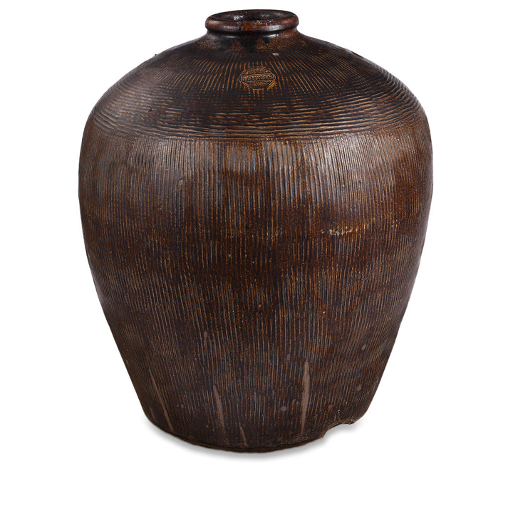 Vintage Chinese Terracotta Wine Storage Jar | Indigo Antiques
