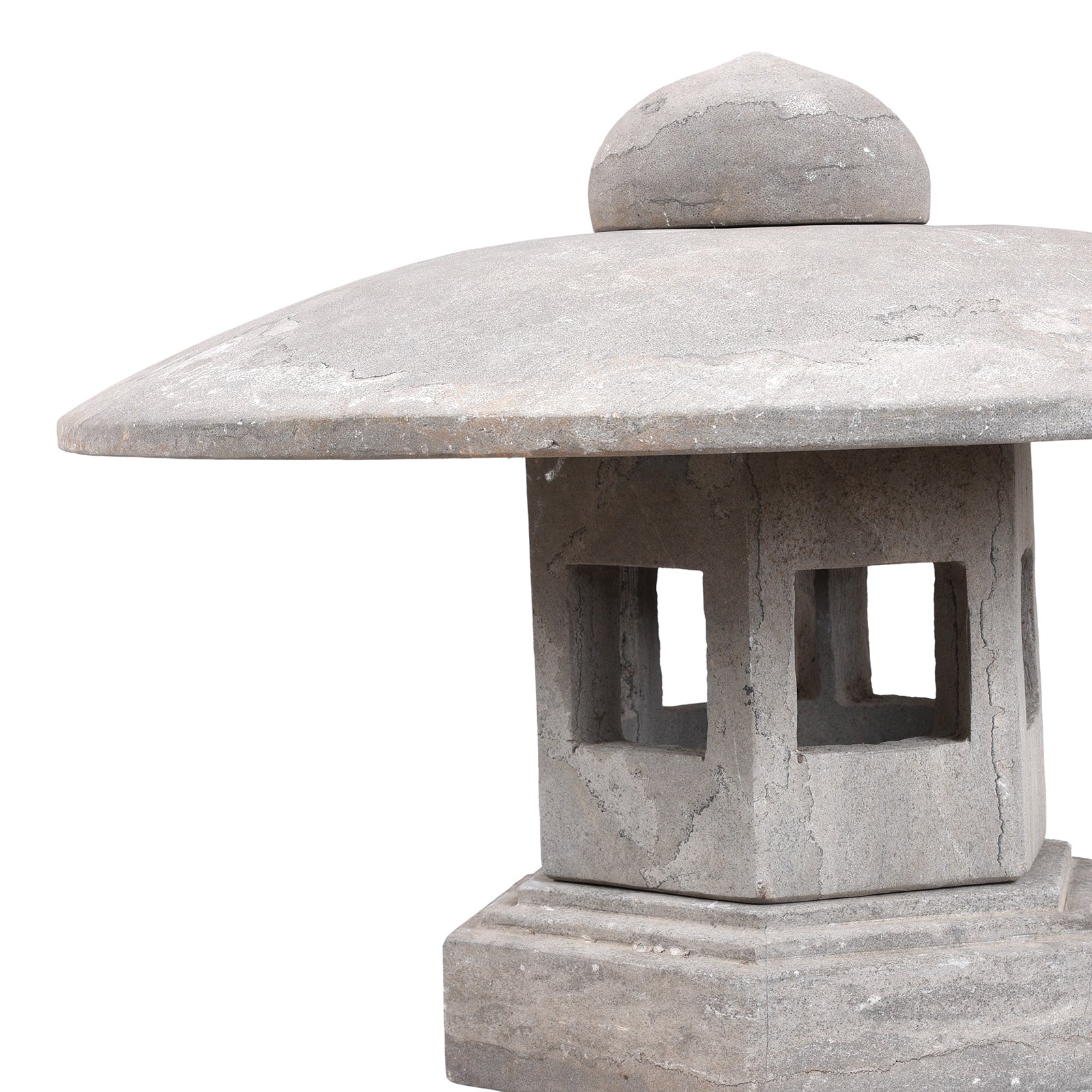 Japanese Style Yukimi Stone Snow Lantern | Indigo Antiques