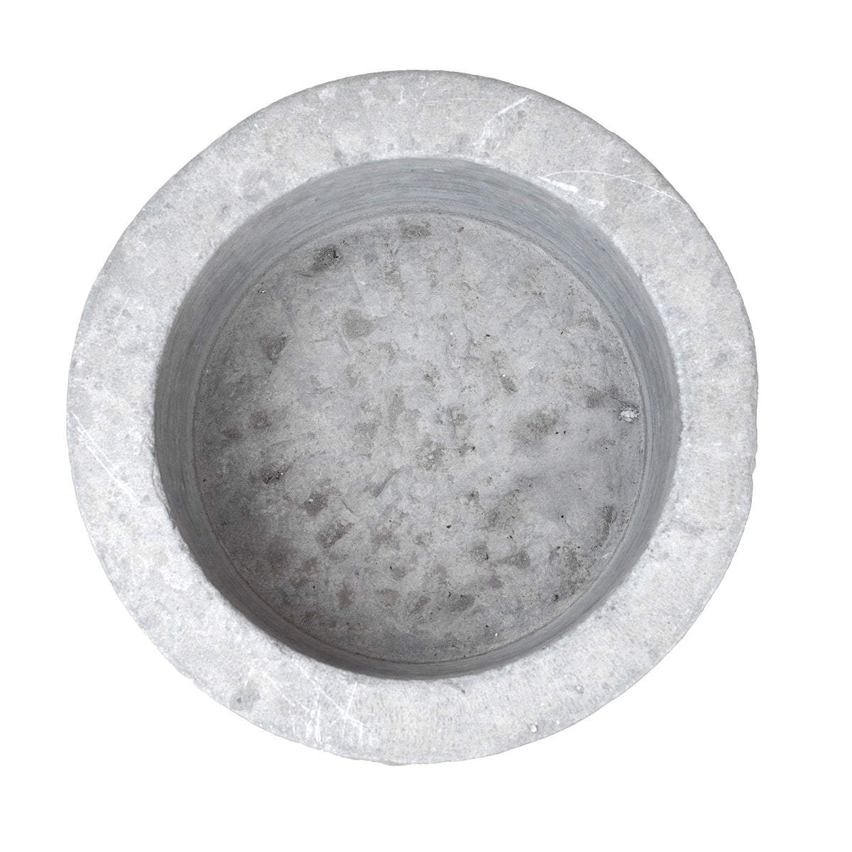 Interior Of Carved Stone Chinese Planter 