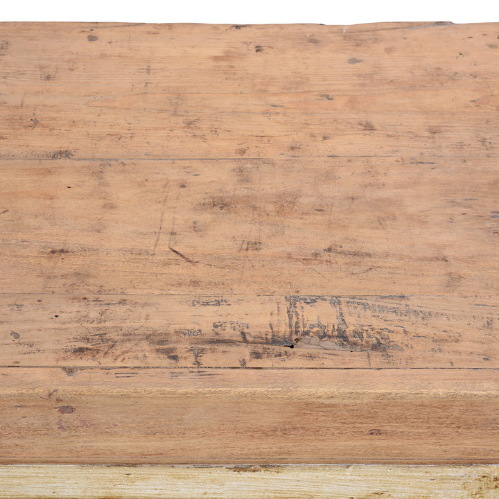 Surface Detail From Antique Pale Painted Sideboard From Shanxi | Indigo Antiques