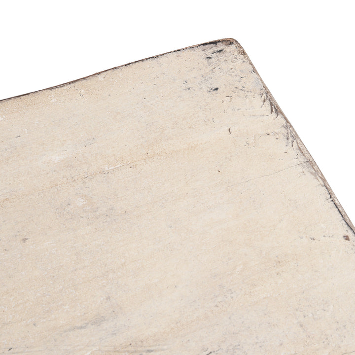 Top Detail From Painted Pine Mongolian Sideboard With Handpainted Floral Panels Traces Of Original Paint And Two Lower Drawers Early 20Th Century