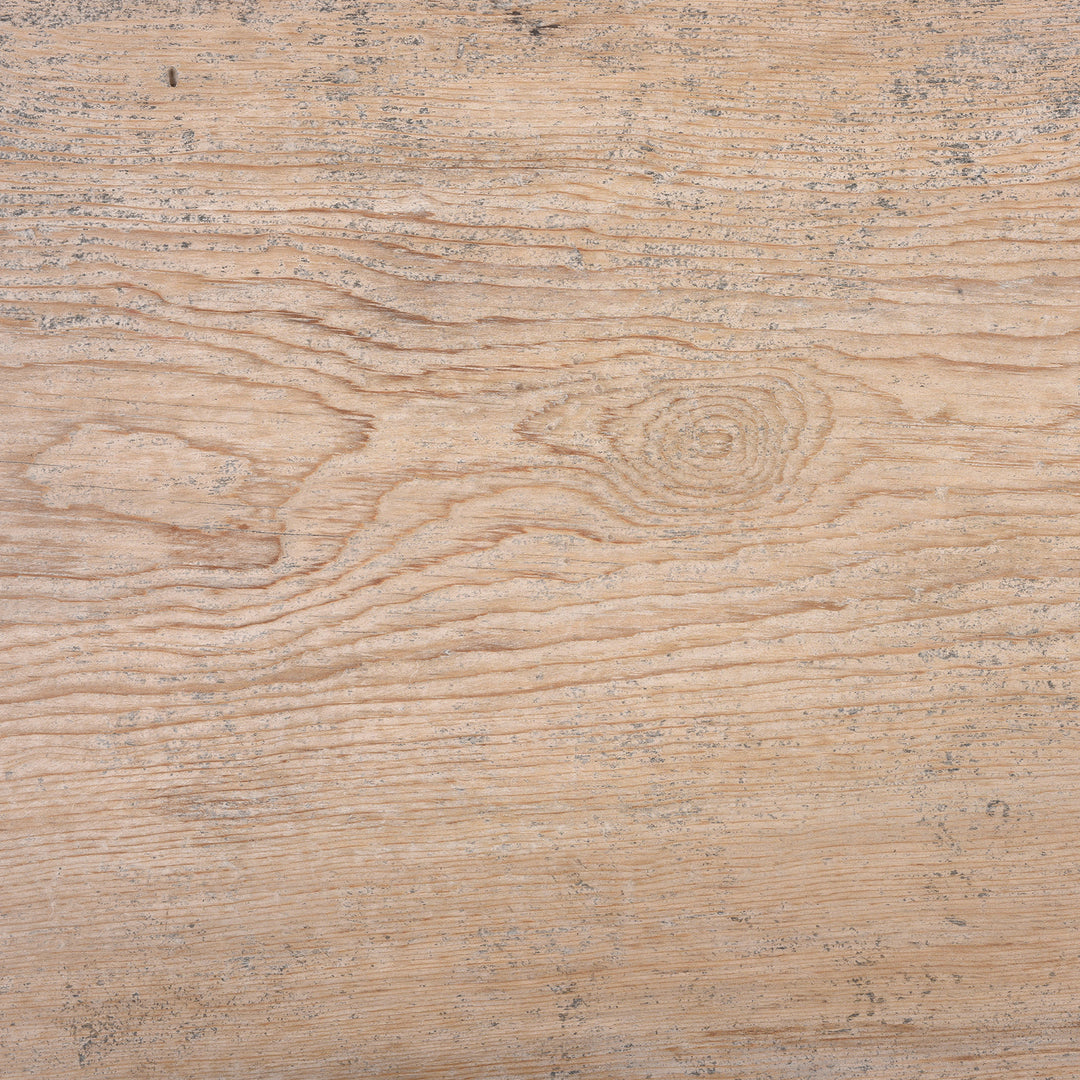 Grain Detail From Surface Of Bleached Pine Dongbei Sideboard With Four Drawers And Four Panelled Cupboard Doors Circa 1940