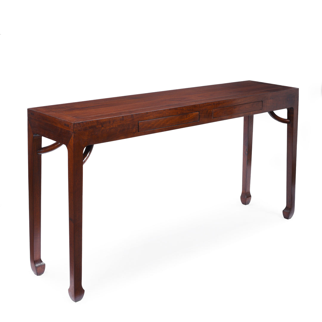 Angled View Of Chinese Console Table - Ming Style | Indigo Antiques