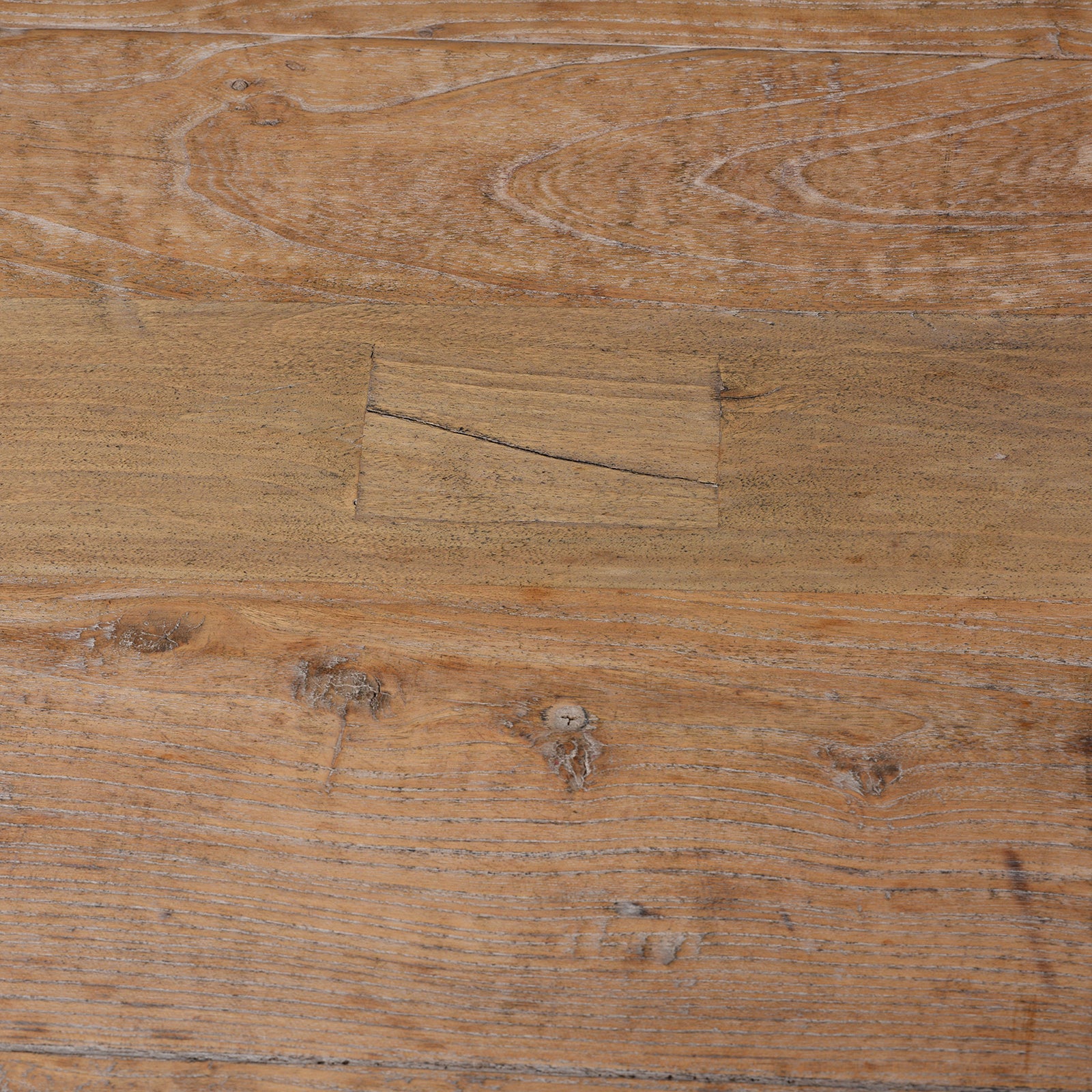 Surface Detail From 19th Century Mongolian Painted Sideboard With Original Faded Scholarly And Household Scenes And Modified Front Opening Doors