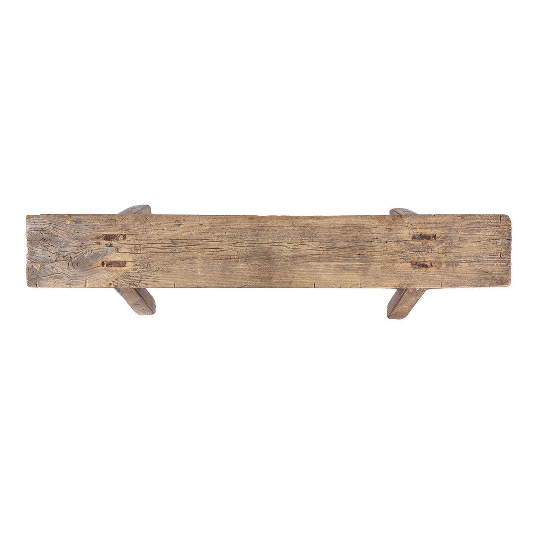 Top Down View Of Antique Chinese Spring Bench From Shanxi | Indigo Antiques