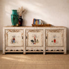 Painted Sideboard From Qinghai - 19th Century