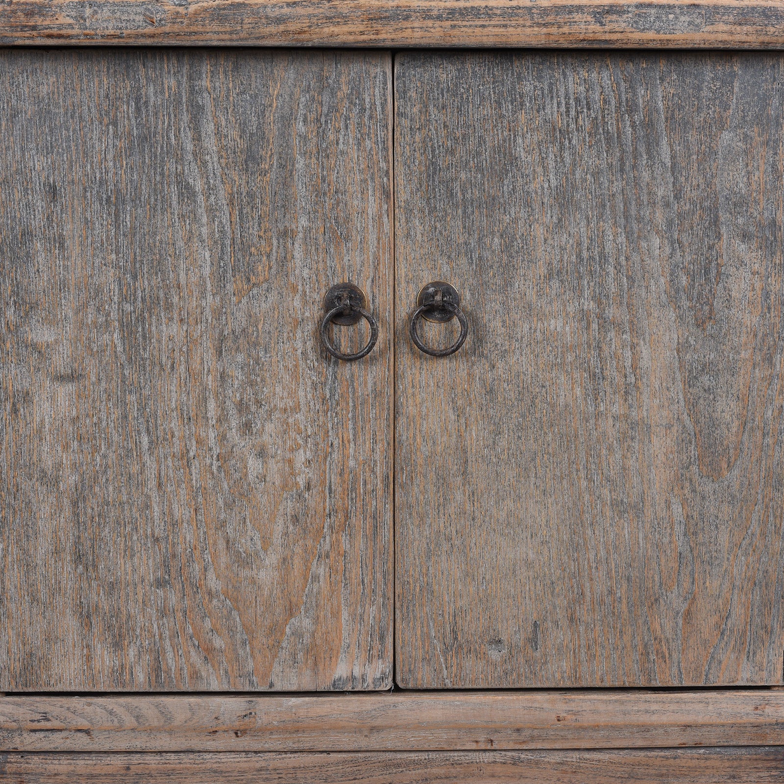 Doors Detail From Dongbei Rustic Two Door Cabinet | Indigo Antiques