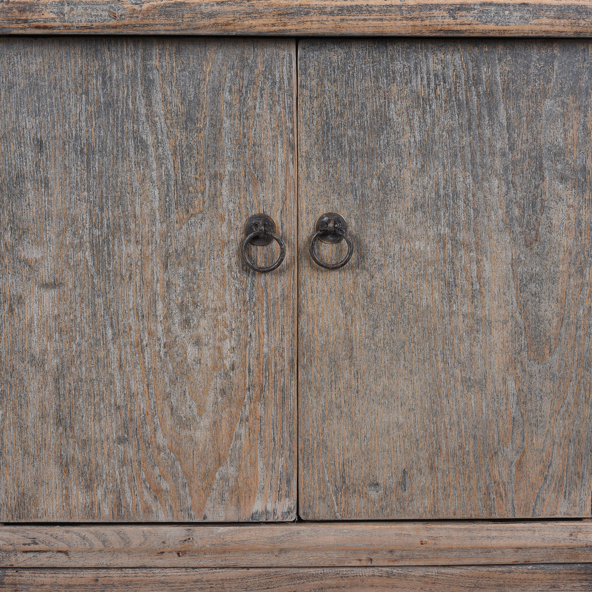 Doors Detail From Dongbei Rustic Two Door Cabinet | Indigo Antiques