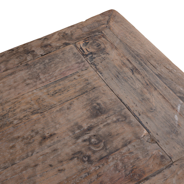 Detail From Surface Of Chinese Bleached Rustic 6 Door Sideboard  | Indigo Antiques