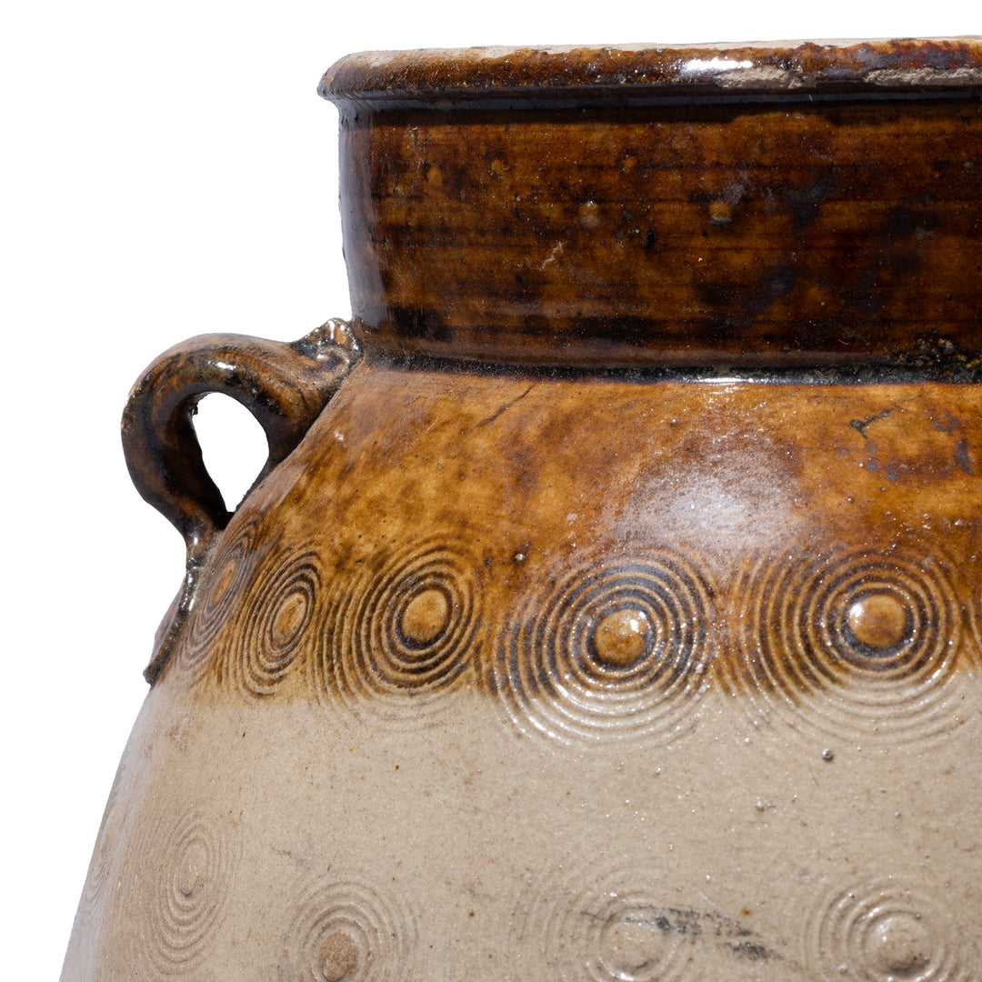 Option 2 Vintage Chinese Glazed Earthenware Jar | Indigo Antiques