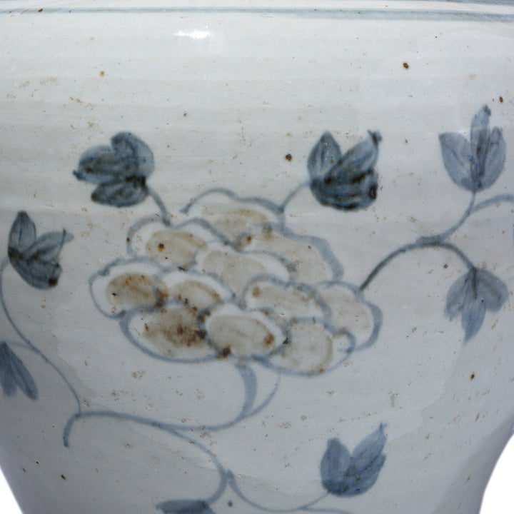 Detail From Provincial Late Ming Style Blue & White Porcelain Vase | Indigo Antiques