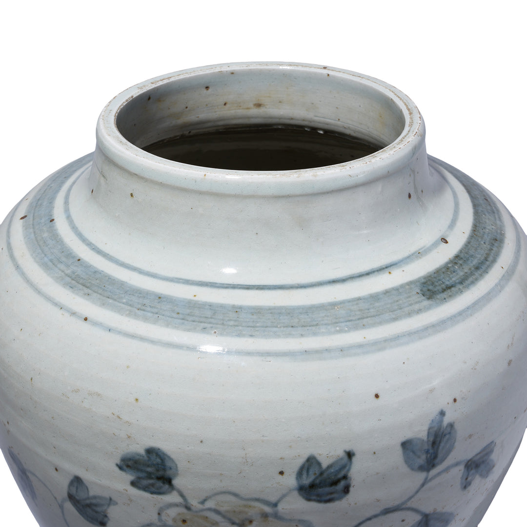 Detail From Provincial Late Ming Style Blue & White Porcelain Vase | Indigo Antiques