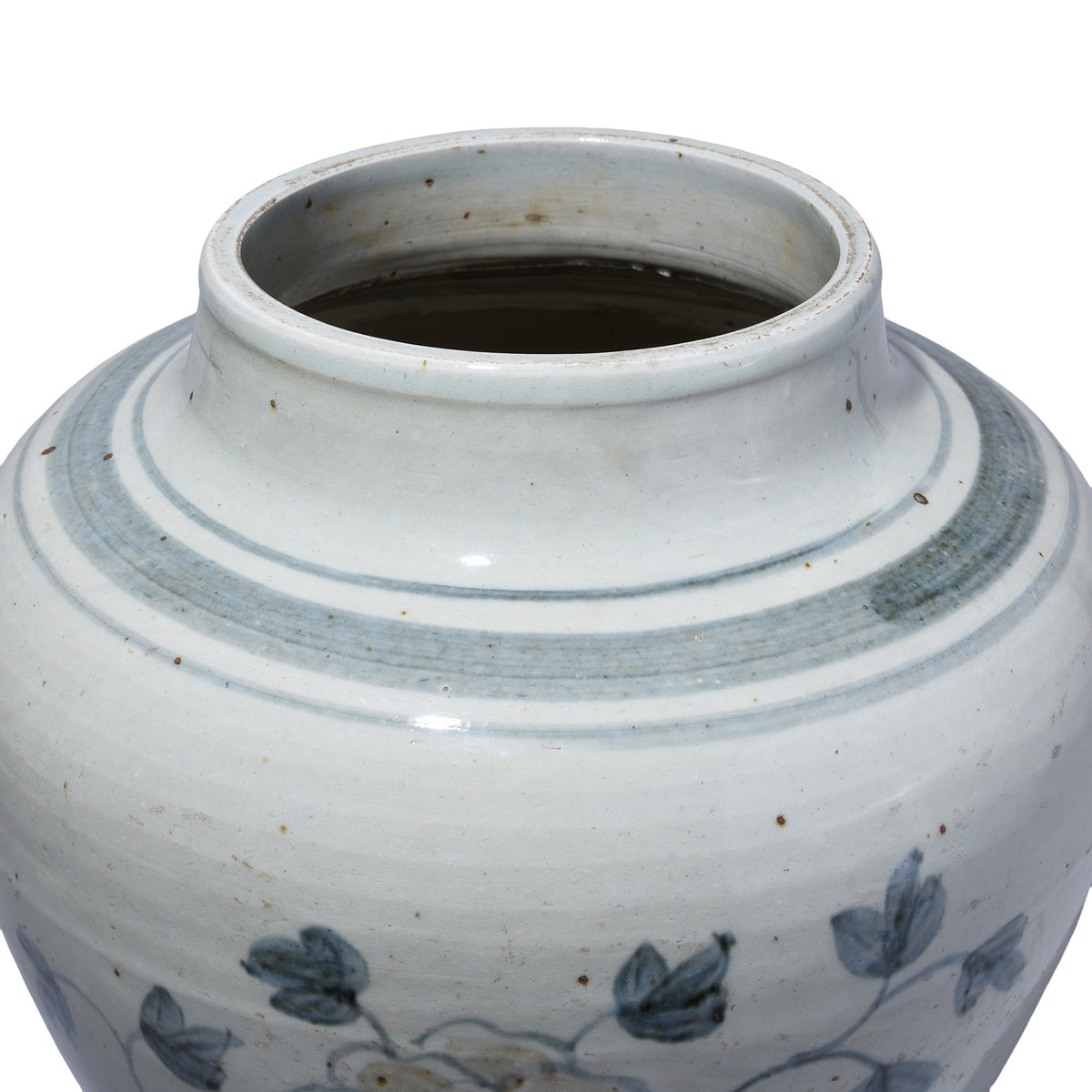 Detail From Provincial Late Ming Style Blue & White Porcelain Vase | Indigo Antiques