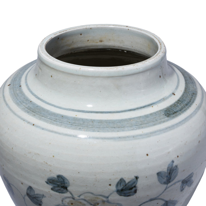 Detail From Provincial Late Ming Style Blue & White Porcelain Vase | Indigo Antiques