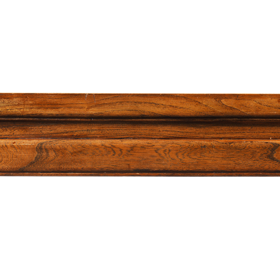 Depth View Of Reproduction Cane Top Coffee Table Made From Old Elm | Indigo Antiques