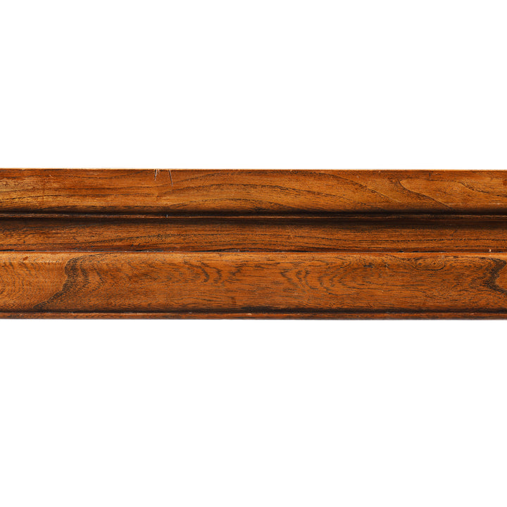 Depth View Of Reproduction Cane Top Coffee Table Made From Old Elm | Indigo Antiques